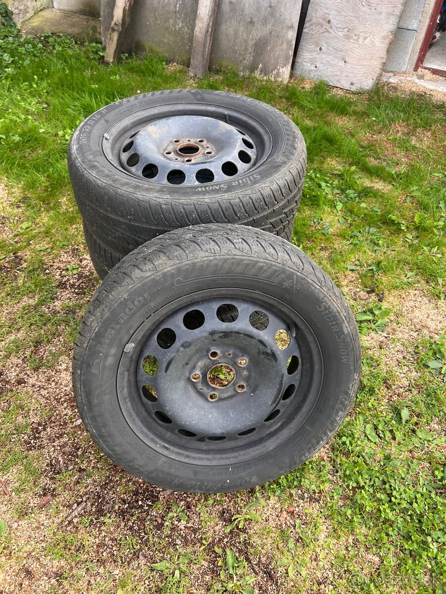 Zimné pneu na diskoch 205/55 R16 91H M+S