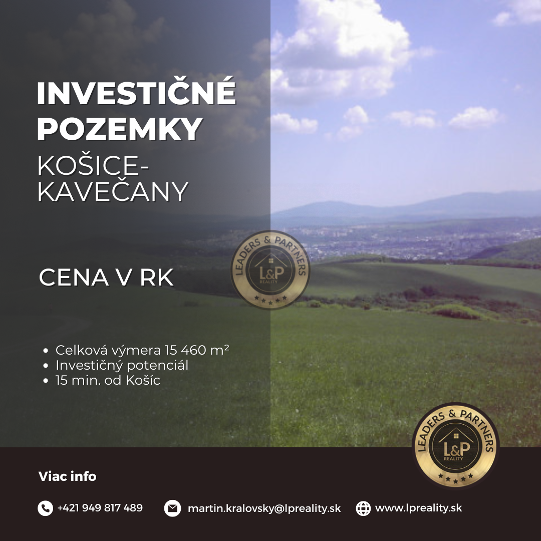 Investičné pozemky Košice-Kavečany