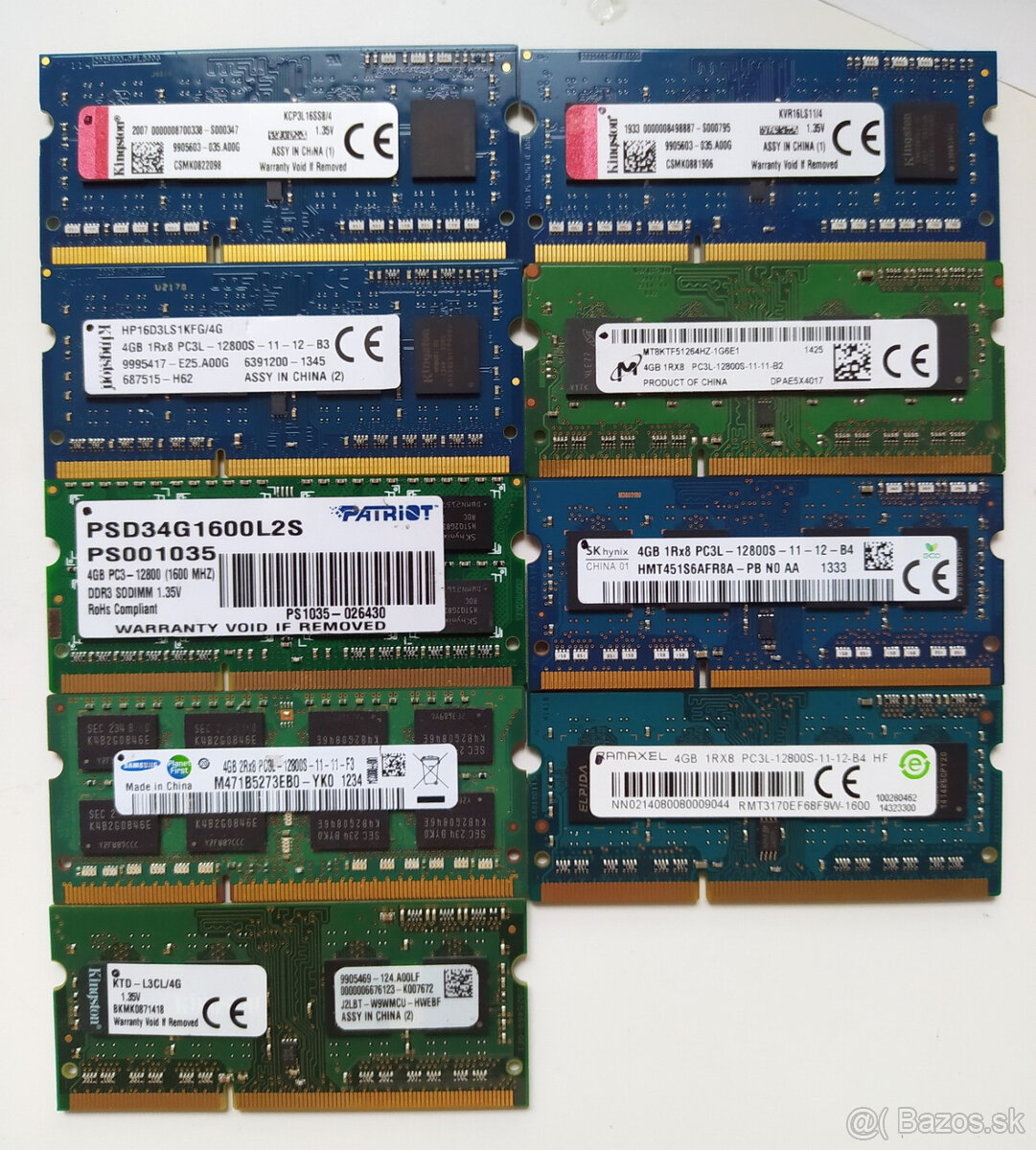 SODIMM DDR3L 4GB 1600MHz