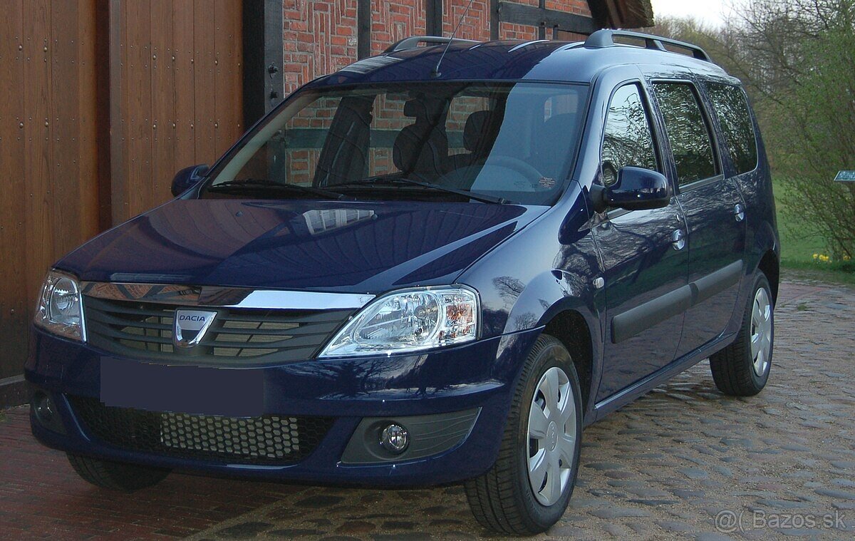 dacia logan mcv rok 2009 modra farba pastelová