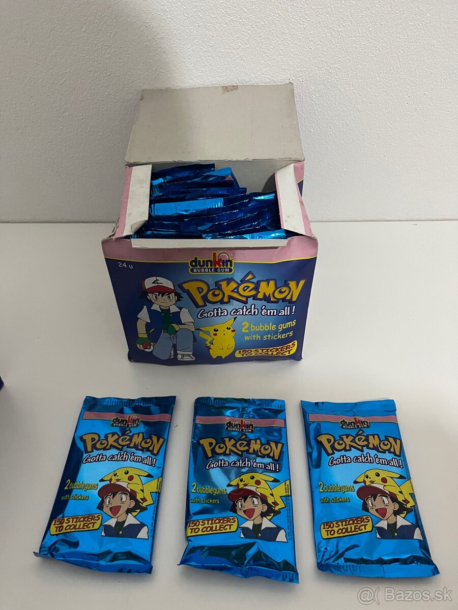 Pokemon Dunkin balíčky