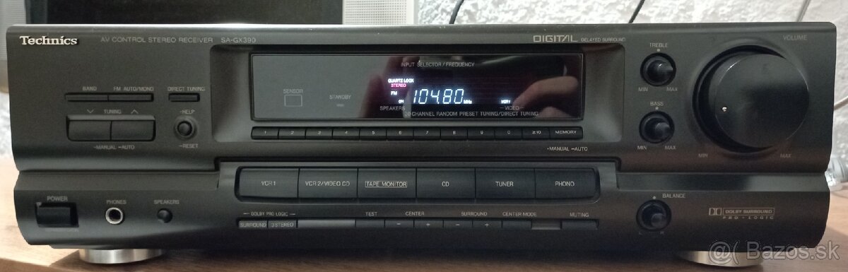 TECHNICS SA-GX390 ... AV control STEREO receiver....