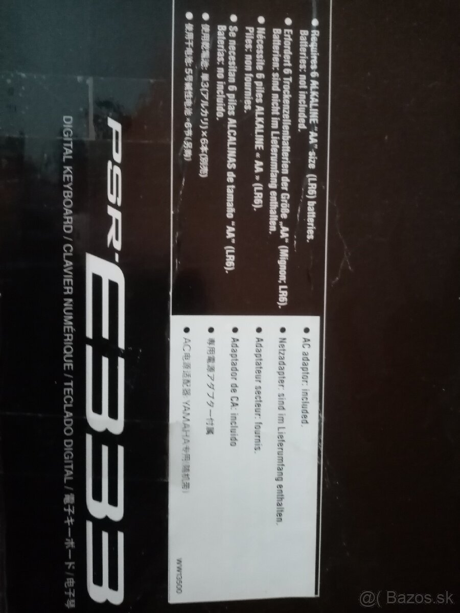 Keyboard PSR E333