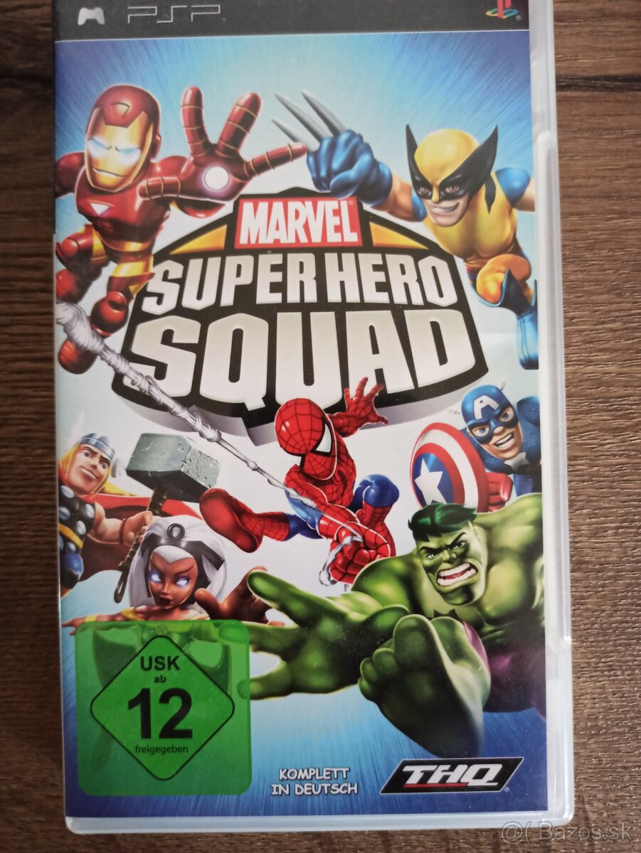 hry pre PSP - už iba Marvel Super Hero Squad