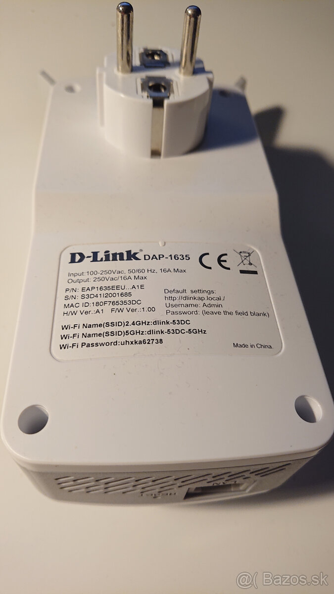 WiFi extender D-Link DAP-1635/E