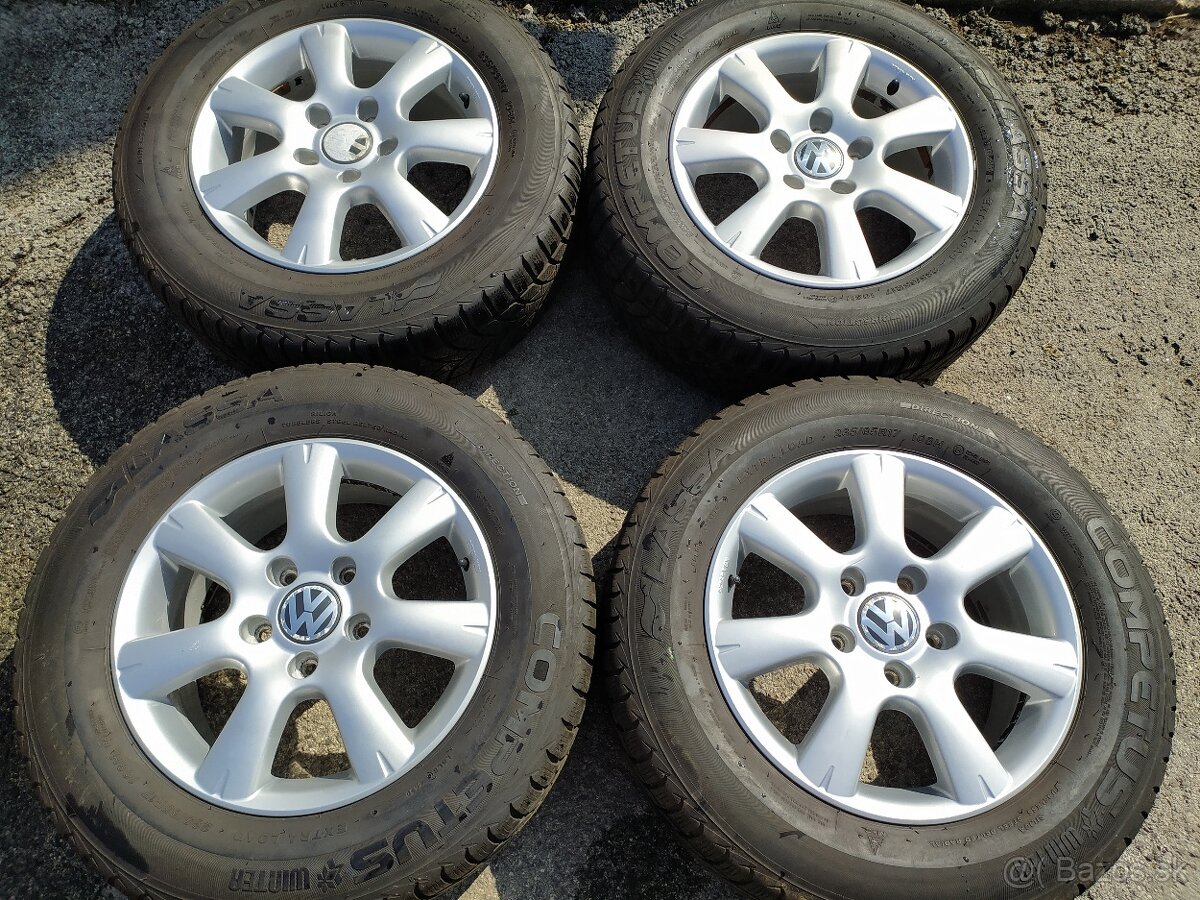 Kolesa 17" 5x130 VW Touareg zimne pneumatiky 235/65 R17