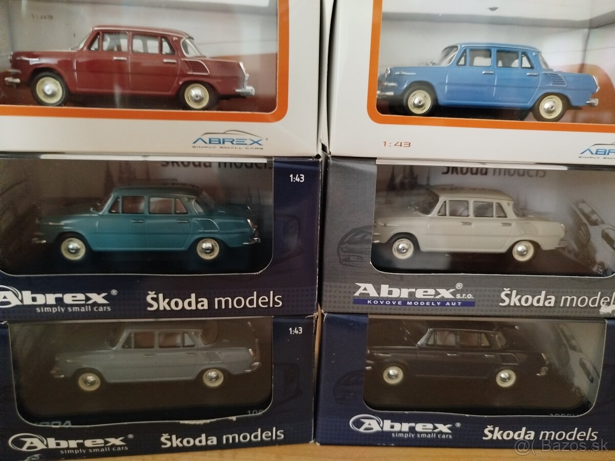 Predám model auta Škoda 1000MB 1:43.