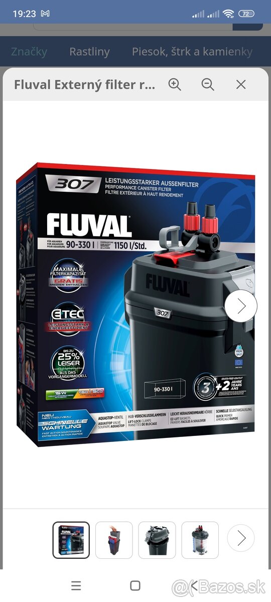 Externý filter fluval 307