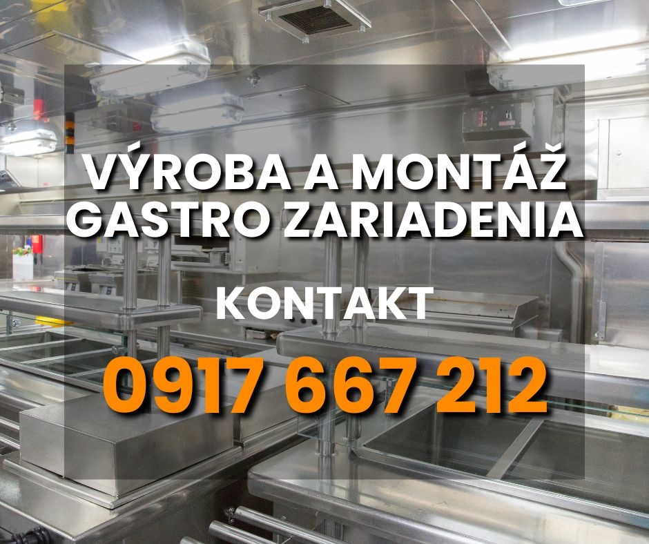 Výroba a montáž gastro zariadenia