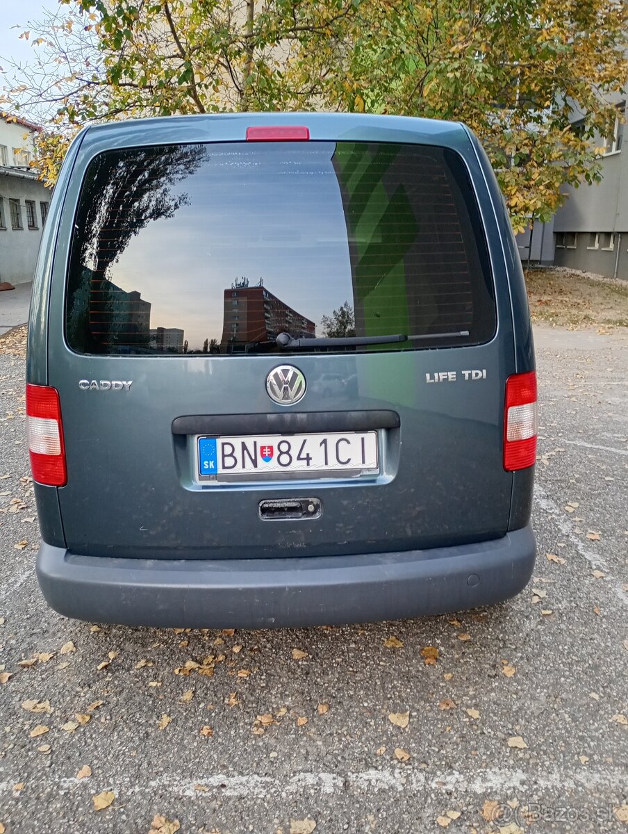 Predám vw Caddy Life TDI 1.9 77kw 7miestny