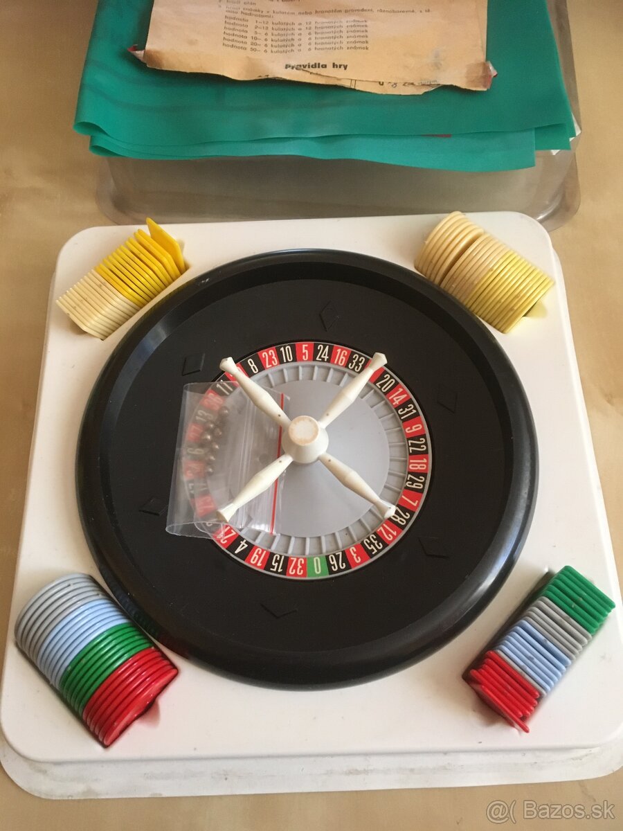 Retro hra RULETA