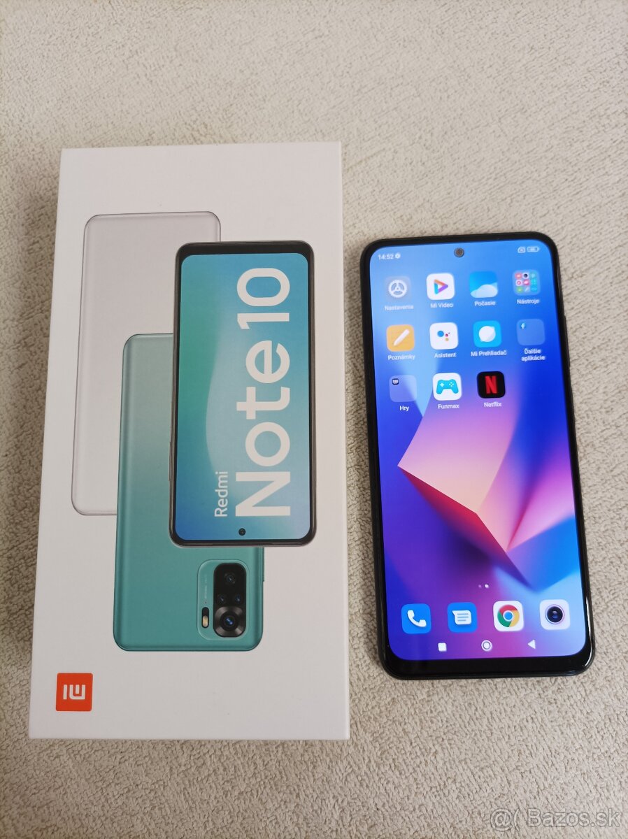 Xiaomi Redmi Note 10, 4GB/64GB, Onyx Gray