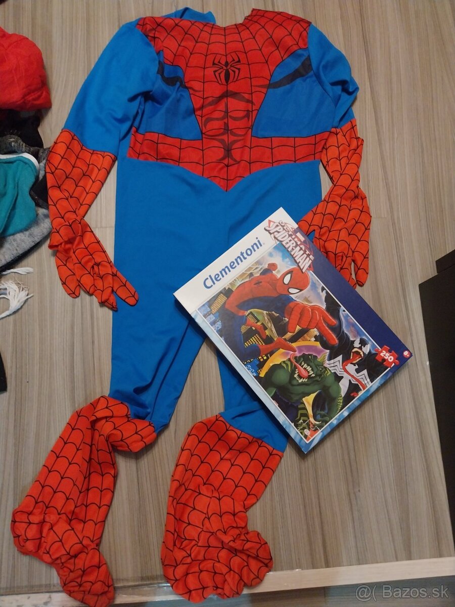 maska na karneval  Spiderman + puzzle