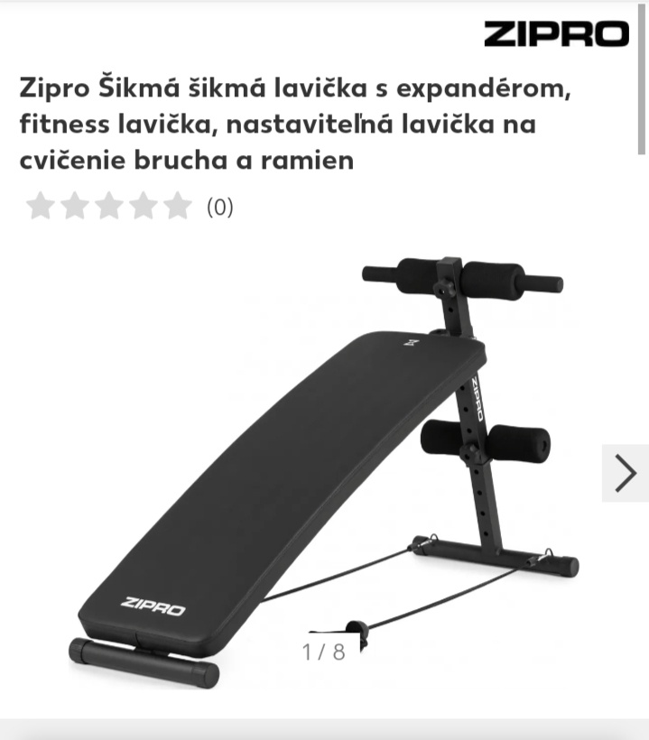 Fitness lavička