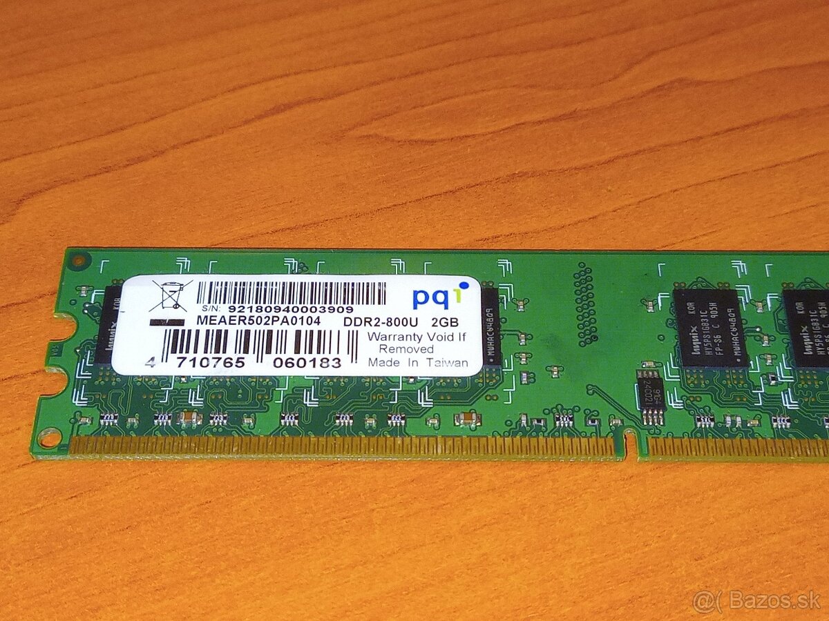 Predam RAM PQI DDR2 2GB/800MHz