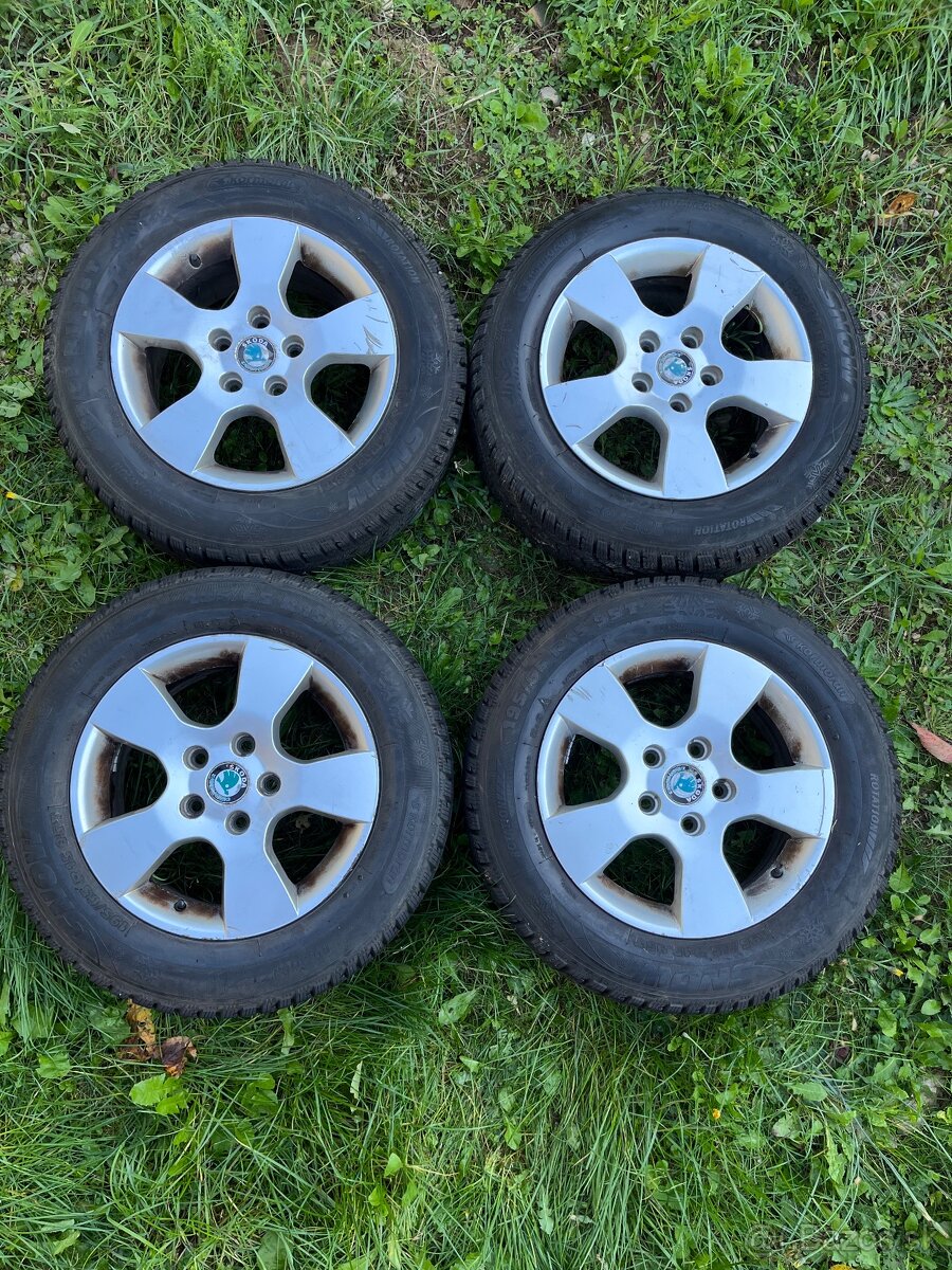 Pouzite original skoda disky 15”