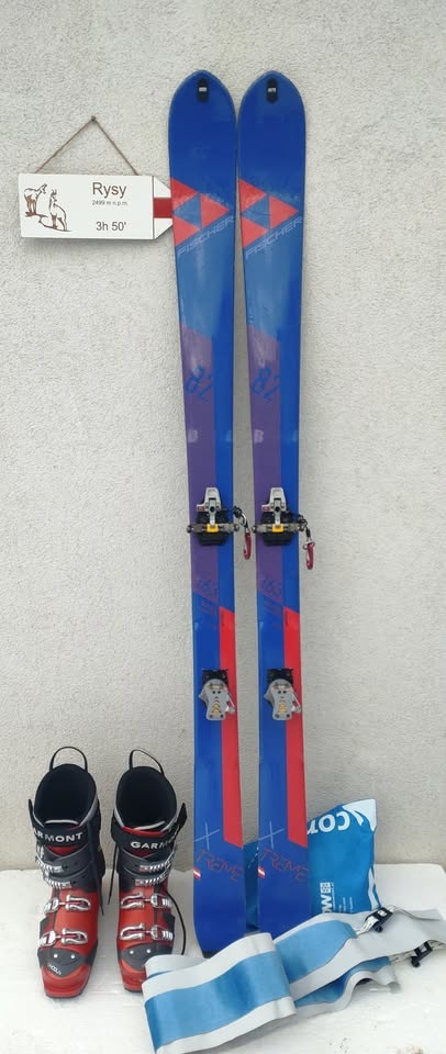 Skialpový set Fischer163cm komplet