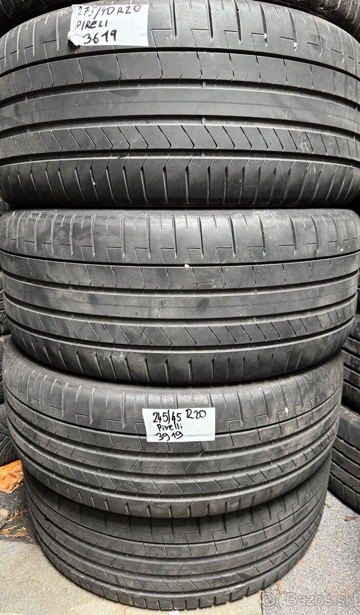 ˇDvojrozmer 275/40 R20 a 245/45 R20 Pirelli