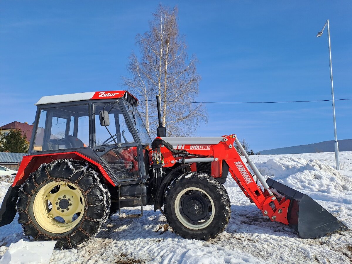 Predám zetor  6245 s  čelným nakladačom