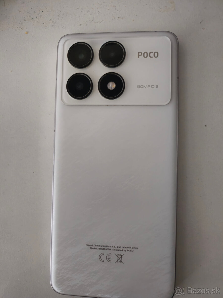 POCO F6 PRO biely