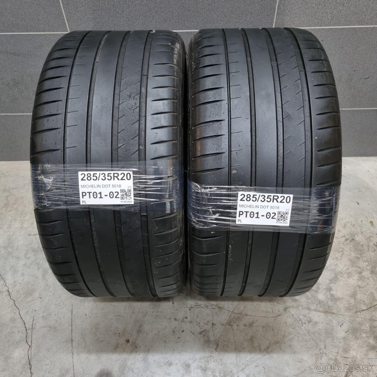 Letné pneumatiky 285/35 R20 MICHELIN DOT5018