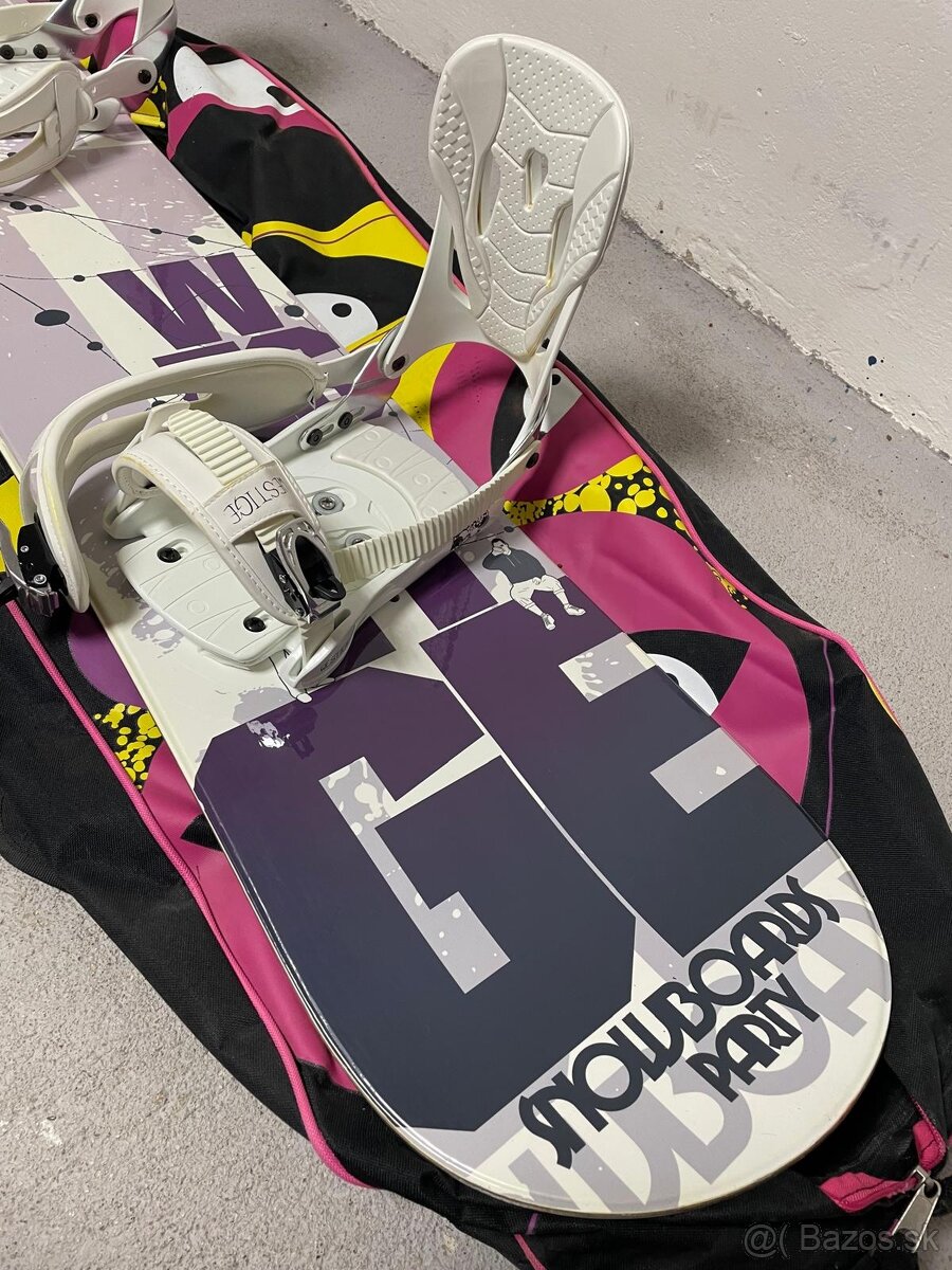 Snowboard komplet