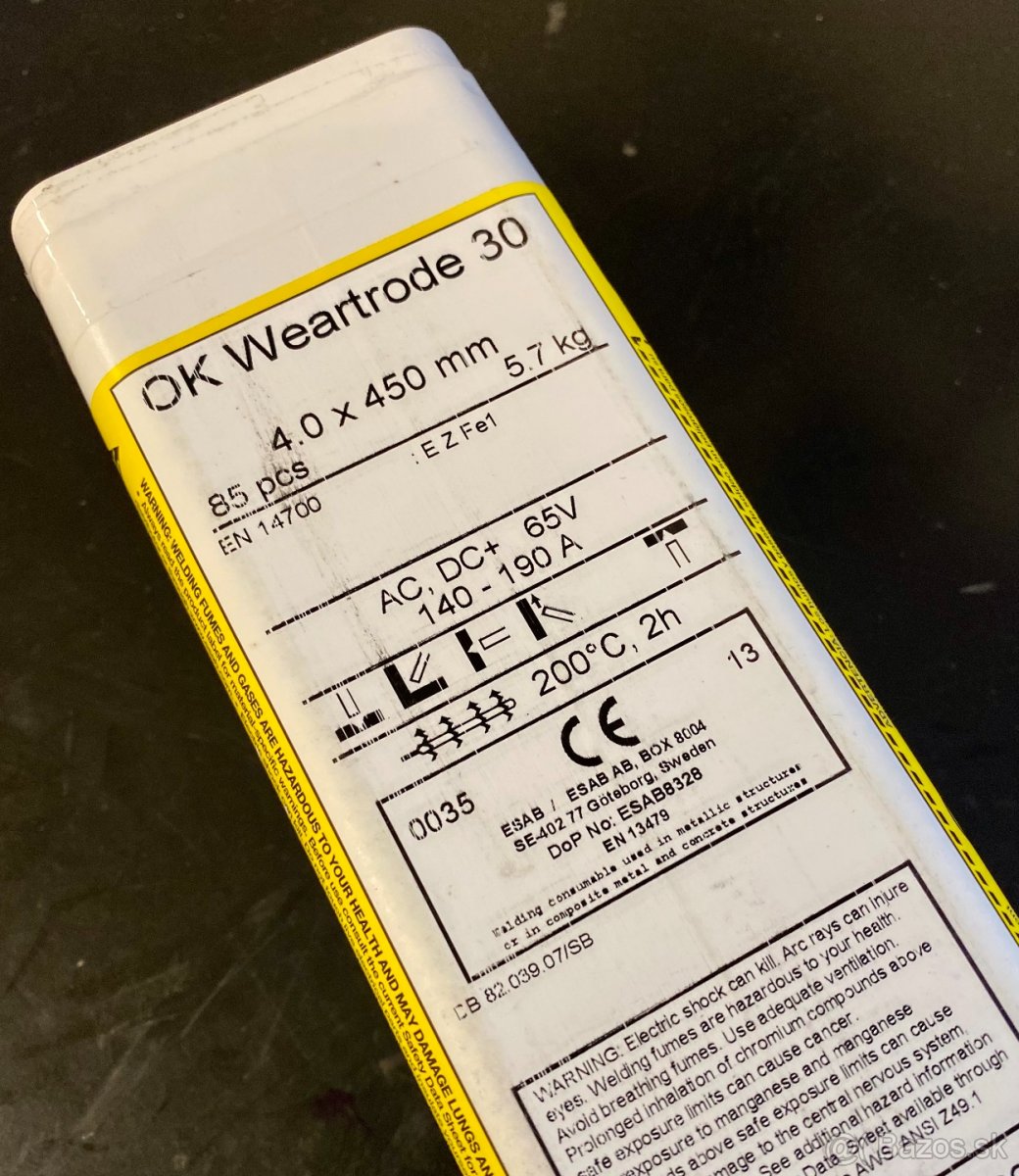 Elektródy ESAB OK Weartrode 30 (OK 83.28) - 4,0 x 450 mm