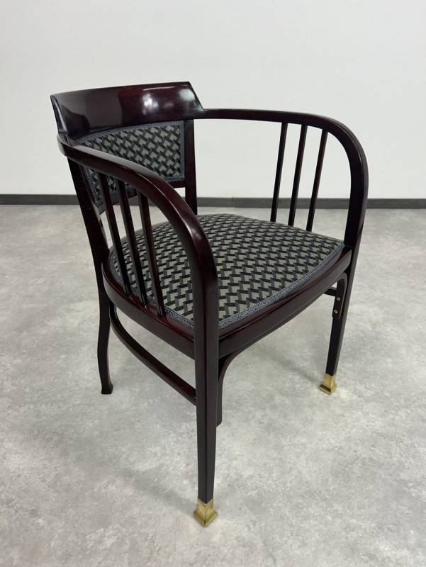 Secesné čalúnené polkreslo no.6513 Thonet - Otto Wagner