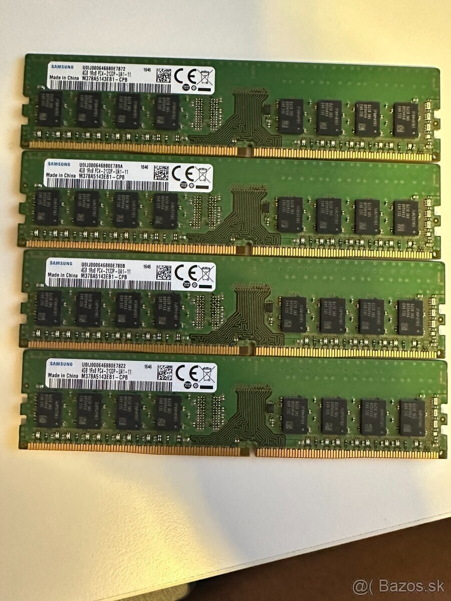 16GB DDR4 2133MHz (4x4GB)