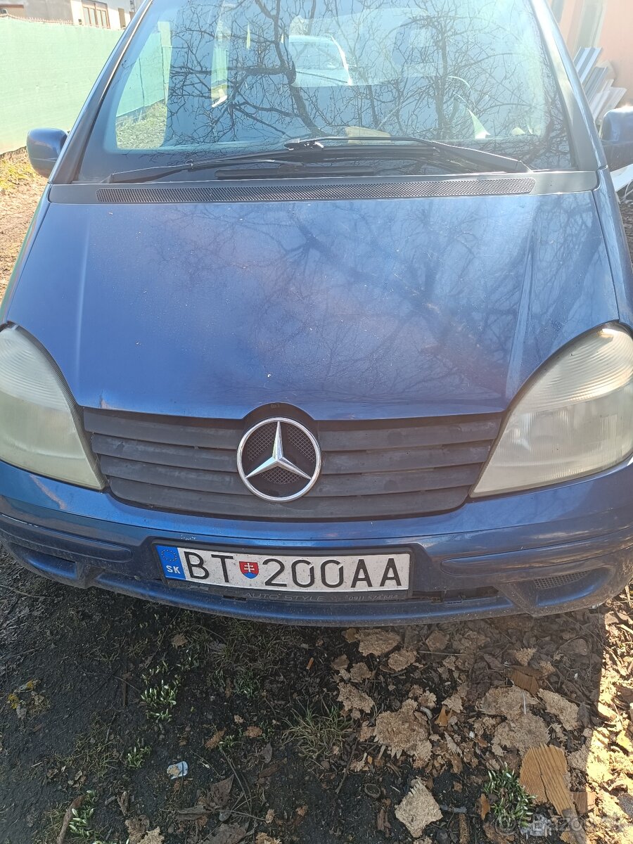 Predám na ND Mercedes Vaneo 1, 7CDTi,rok:2005