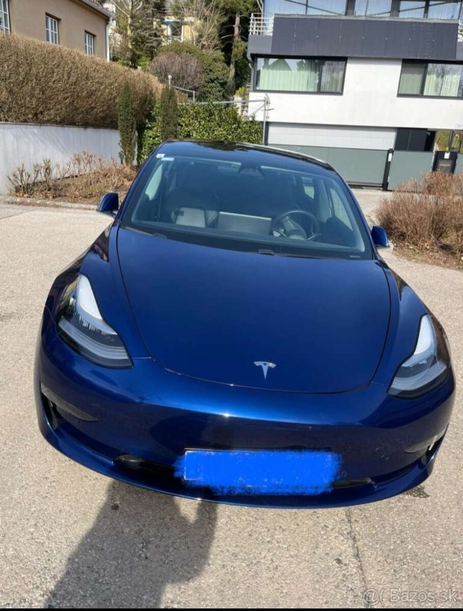 Tesla model 3, 2021, facelift