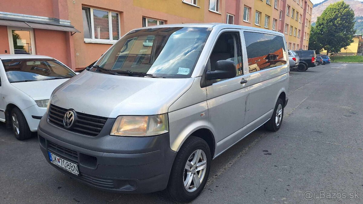 Predám Volkswagen Transporter 2.5TDi 96kw 6q 9miestne