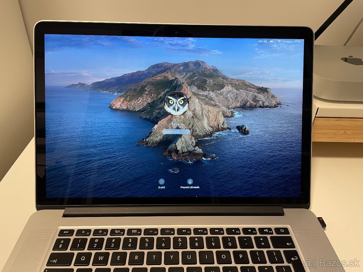 PREDÁM - Macbook Pro 15' Mid 2015 - 2,5 GHz i7, 16GB RAM