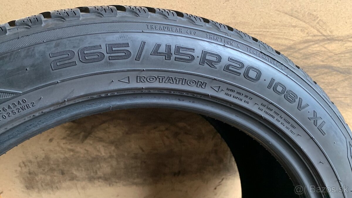 265/45r20 Nokian zimne