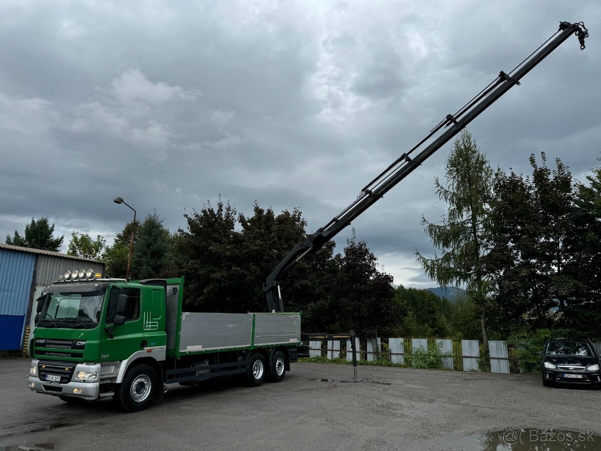 DAF CF 460 FAN valnik s hydraulickou rukou HIAB 244-5