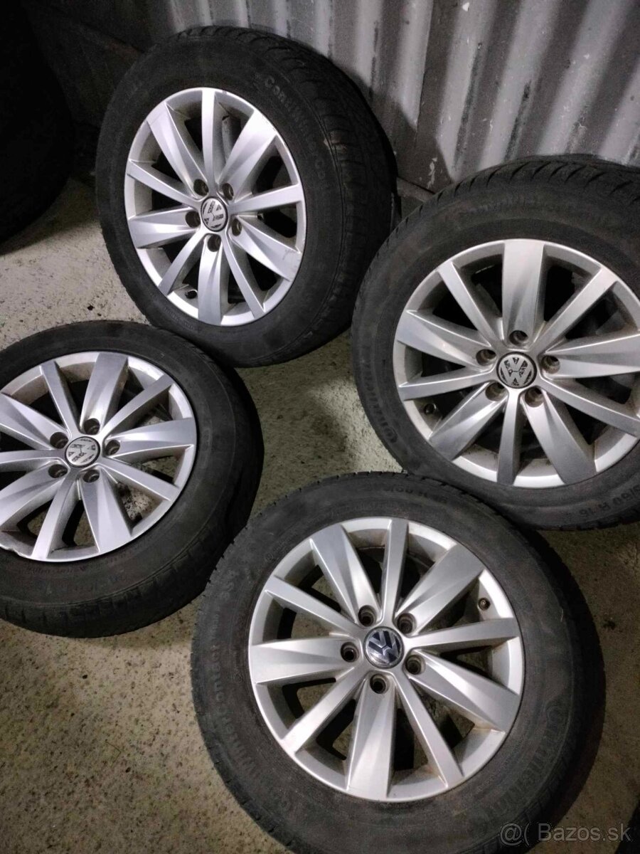 4ks alu disky orig. Vw 5x112 r16