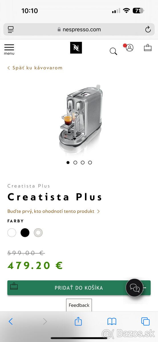 Nespresso Crearista Plus