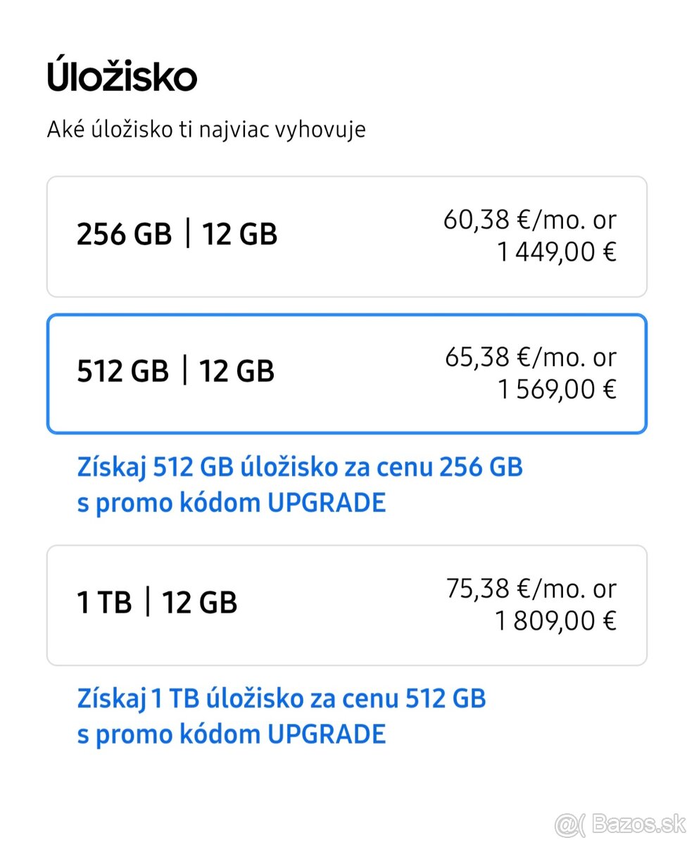 Nový s25 ultra 512GB