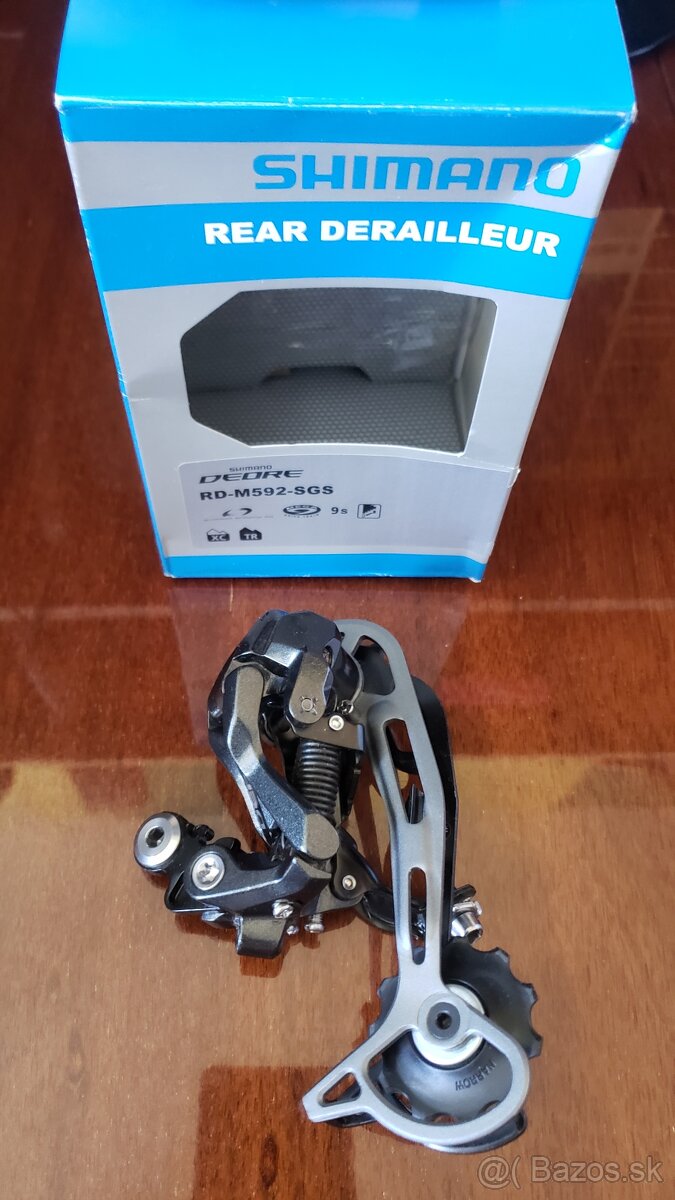 Shimano Deore RD-M592 prehadzovačka 3x8 & 3x9