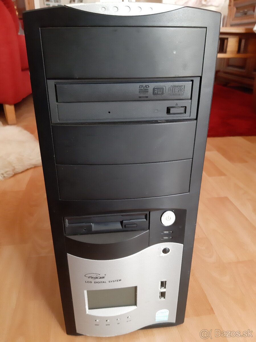 Kancelársky PC,INTEL 4jadro, 4GB DDR3, 160GB SSD, 500GB SATA