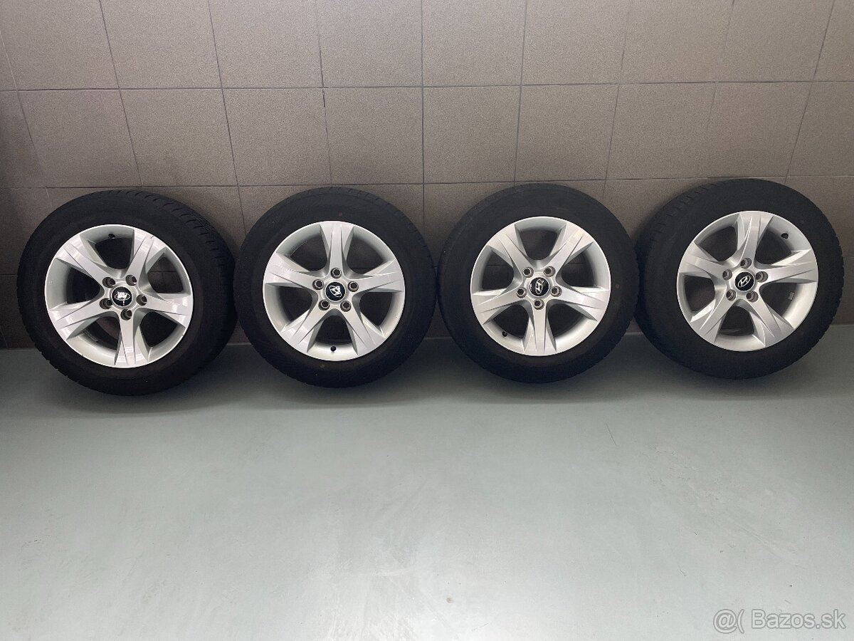 Disky Orig.HYUNDAI 7Jx16 +pneumatiky 205/60 R16 zimné