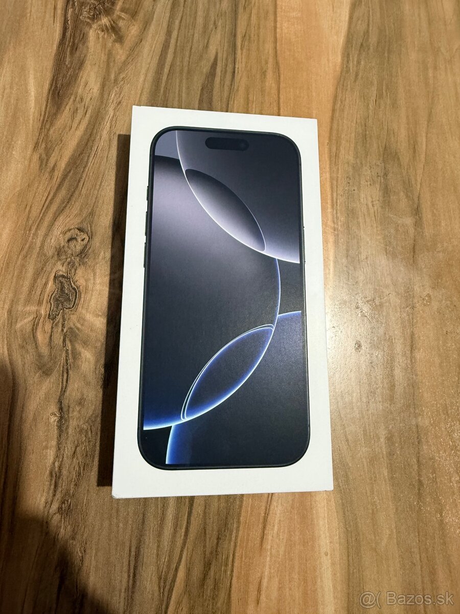 Predám Apple iPhone 16 PRO 128GB Black známky používania na