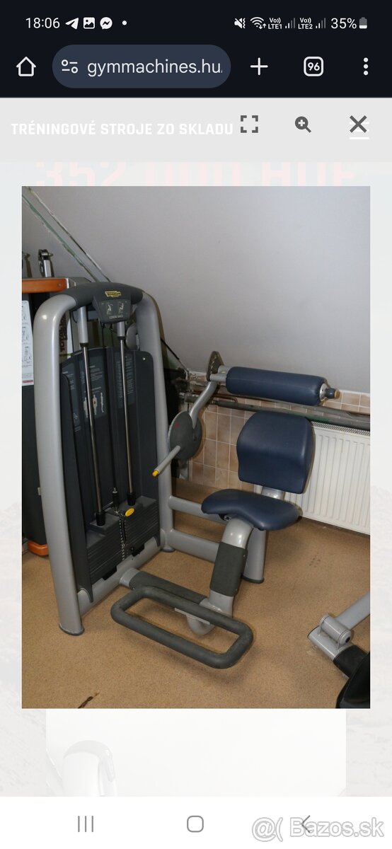 Technogym spodny chrbat