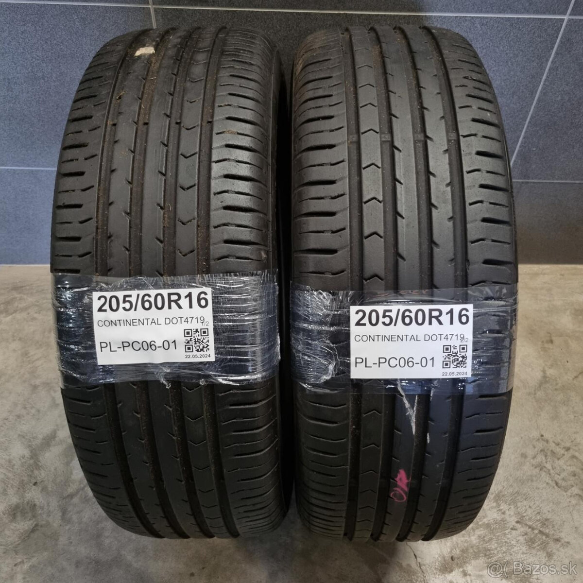 Letné pneumatiky 205/60 R16 CONTINENTAL DOT4719