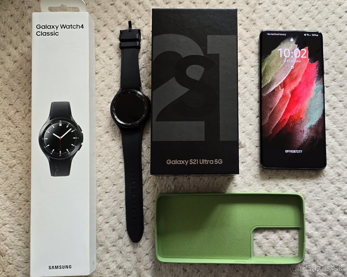 Samsung s21 ultra+watch 4 classic