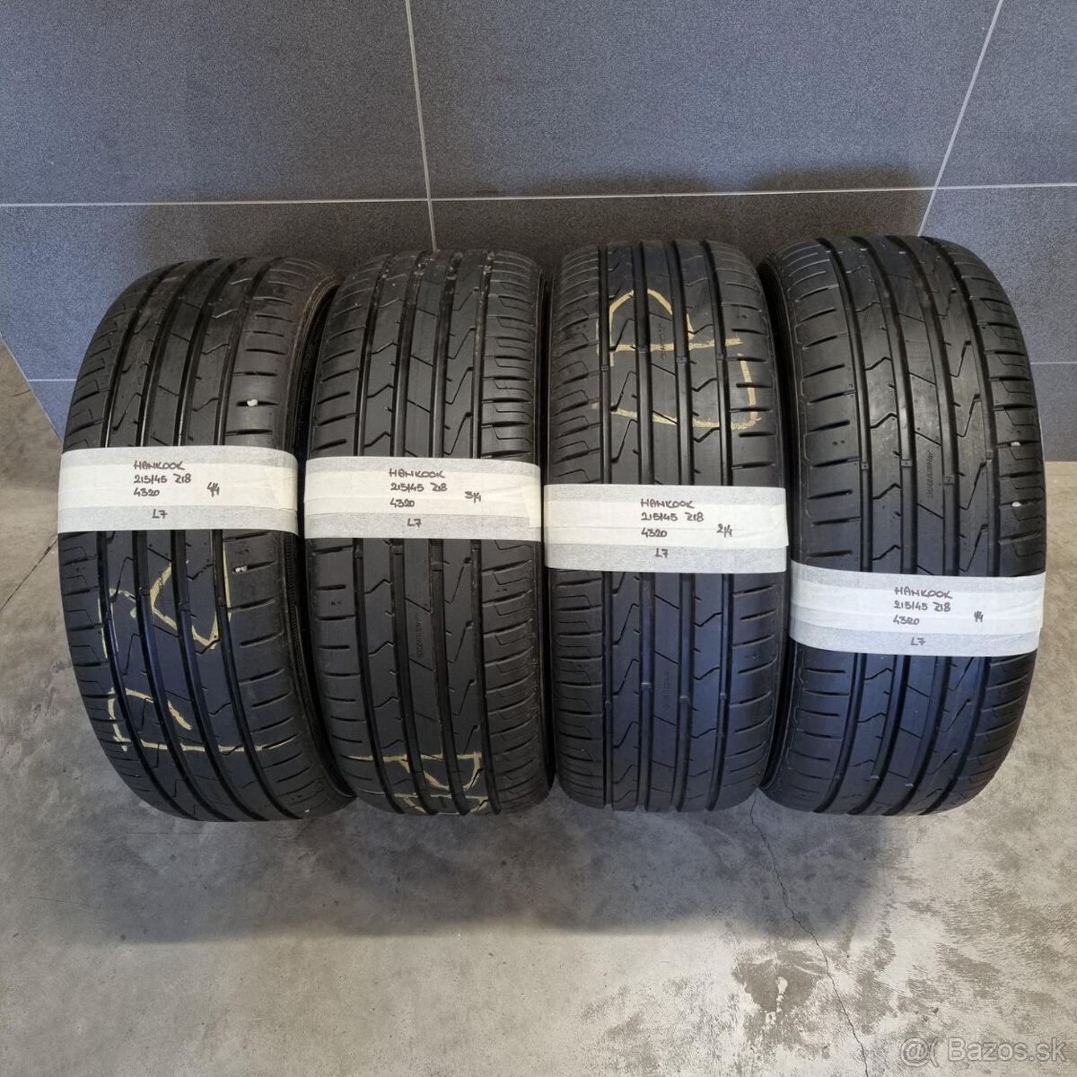 Letné pneumatiky 215/45 R18 HANKOOK DOT4320