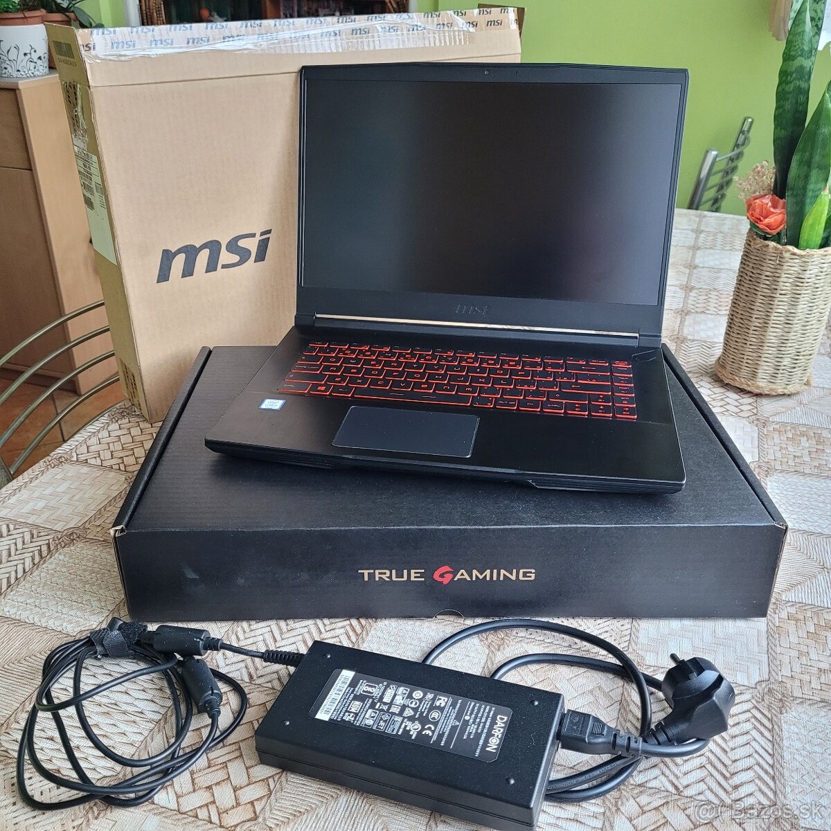 Herný MSI GF65, 120Hz,i5-8300H, RTX 2060, 16GB, až 1,5 GBssd