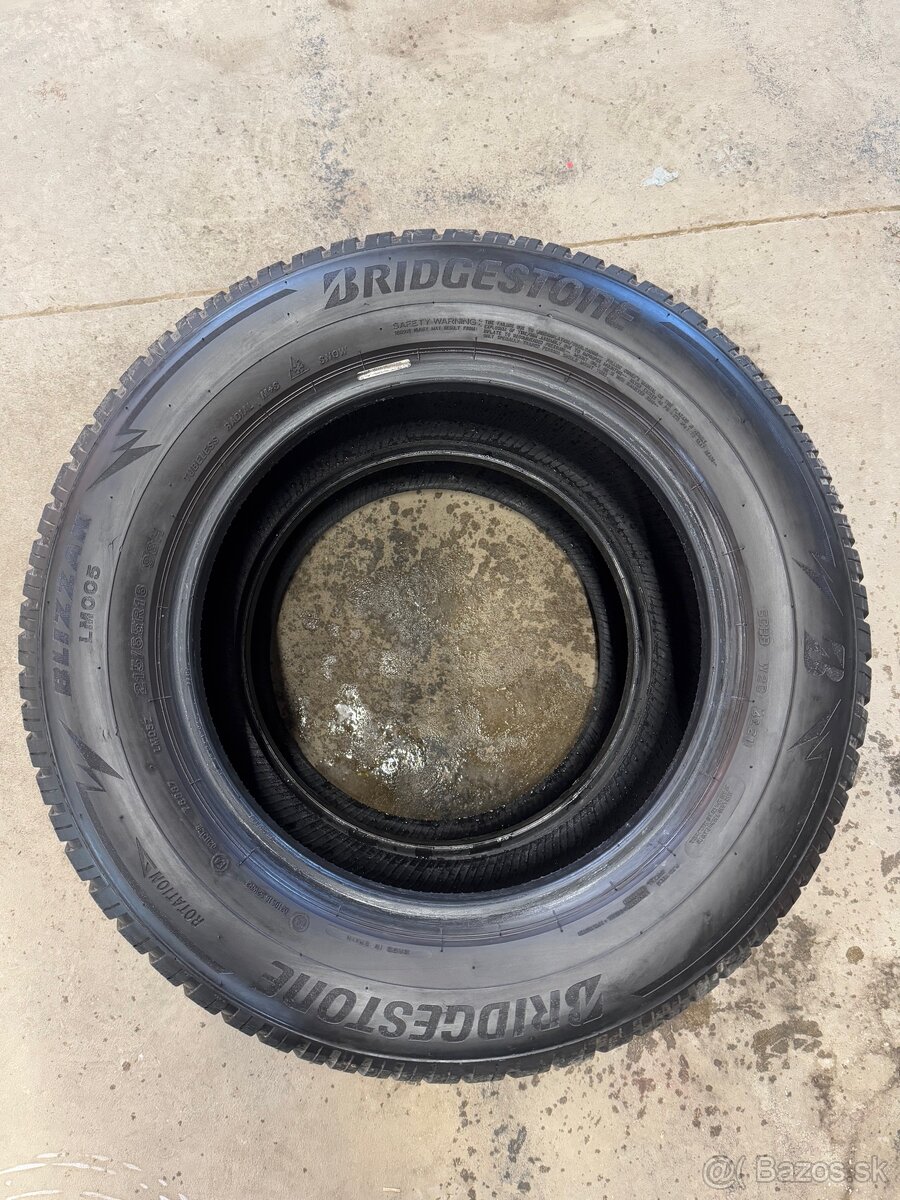 zimné pneumatiky bridgestone 215/65r16