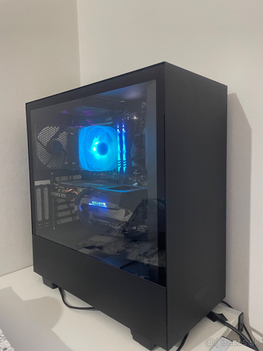 Predám herný počítač NZXT h510 RTX 3050 Intel 15 9600k 2390