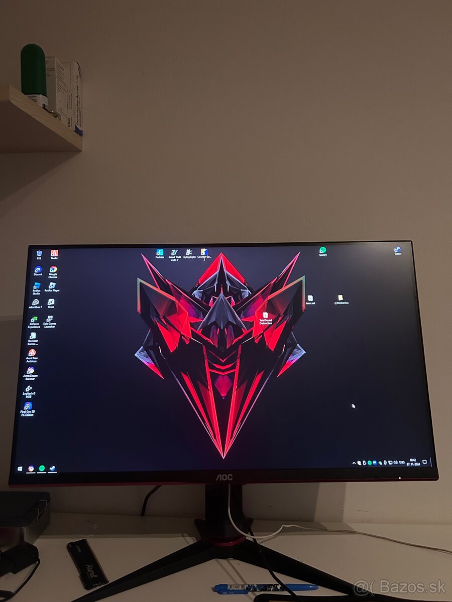 Herný monitor AOC 144hz 27" AOC 27G2U Gaming